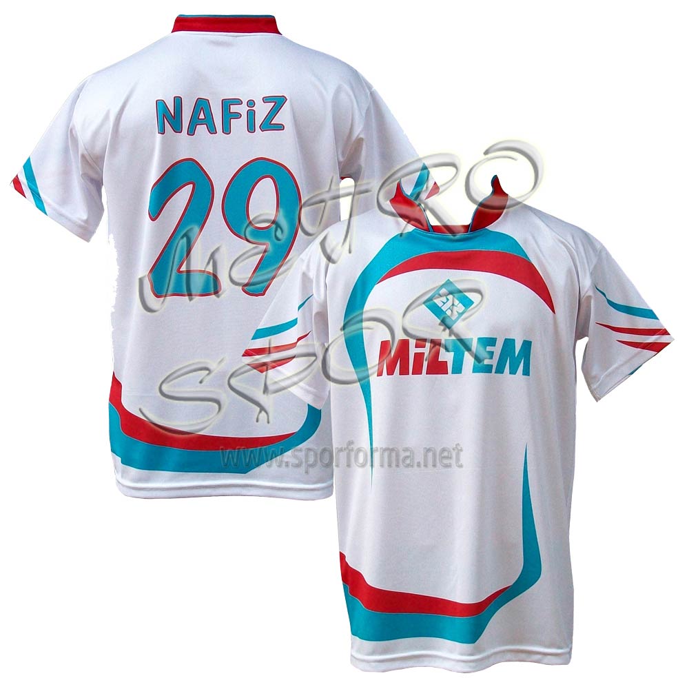 beyaz turkuaz renk, boğaziçi modeli futbol forması