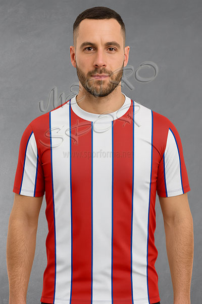 Çubuklu futbol forması