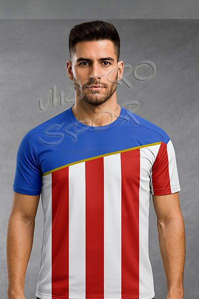 kırmızı beyaz futbol forması