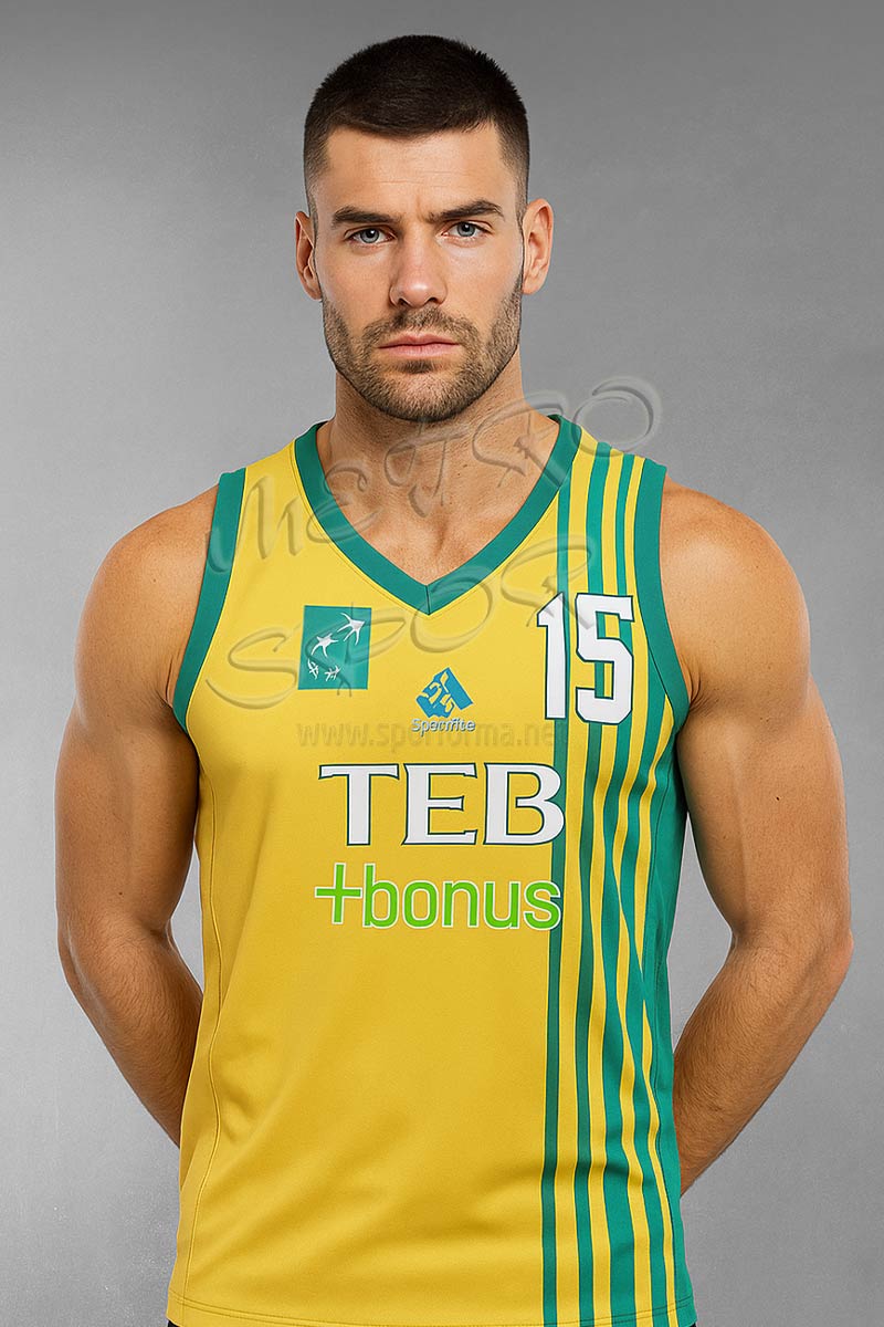 çubuklu basketbol forması