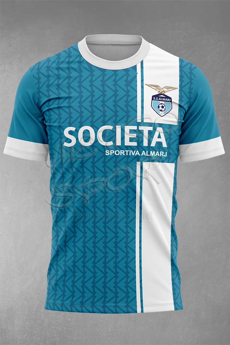 Turkuaz beyaz idman forması