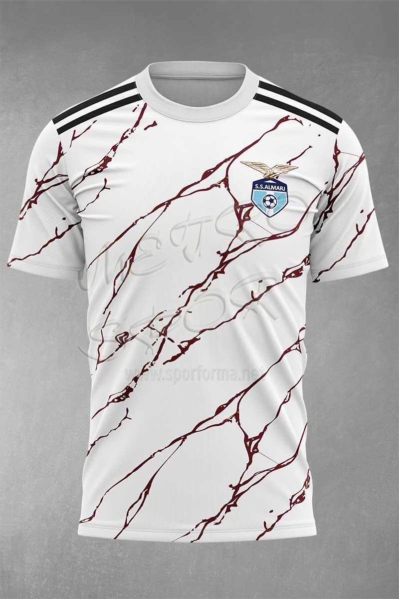 beyaz mermer desen idman forması