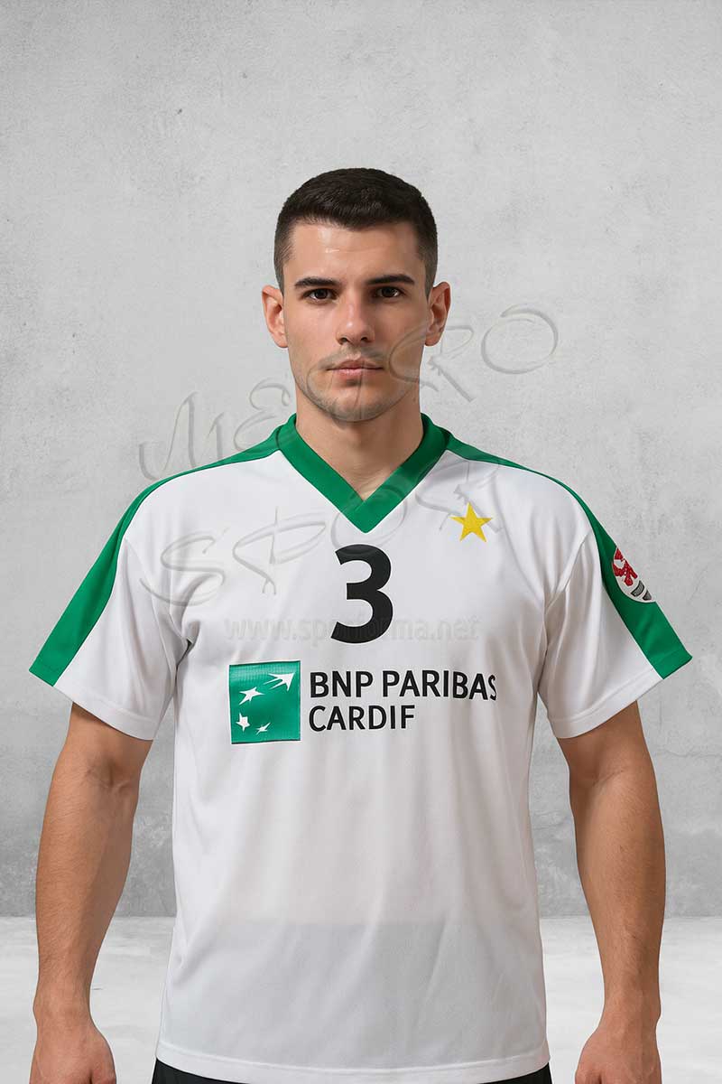 Pumalı V yaka Modeli Erkek Voleybol Forması