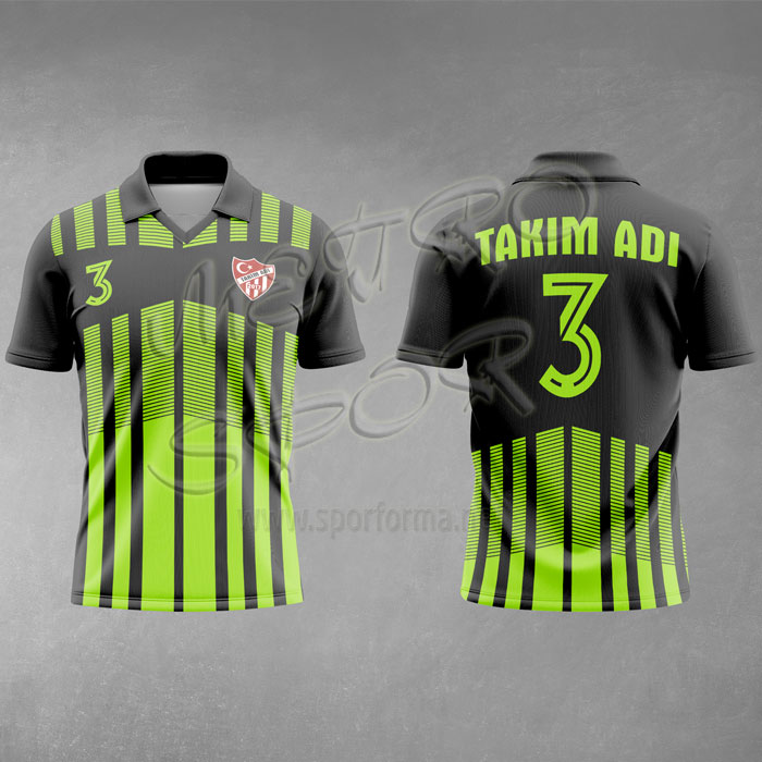 Berlin 12 Modeli Siyah Fıstık Futbol Forması