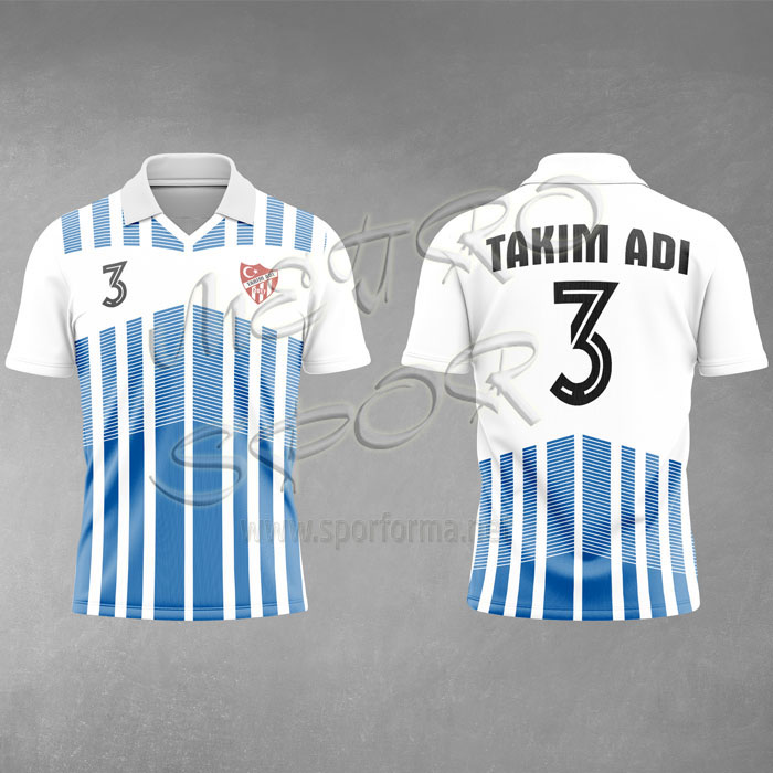 Berlin 3 Modeli Beyaz Sax Futbol Forması