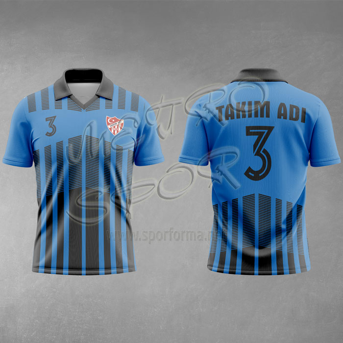 Berlin 8 Modeli Sax Siyah Futbol Forması