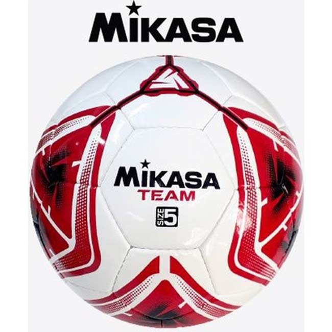 Mikasa Regateador5-Team kırmızı beyaz futbol topu