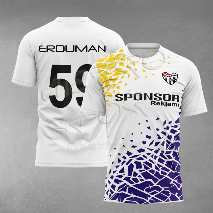 Fm 150 Modeli geometrik desenli Futbol forması