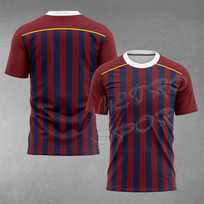 lacivert bordo ince çubuklu futbol forması